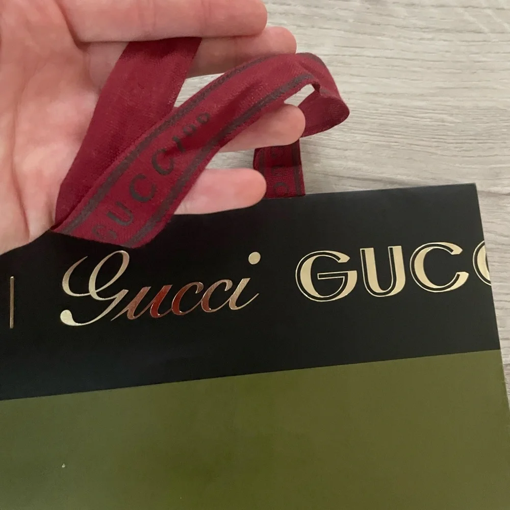 Gucci 100 Years Anniversary Special Edition Empty Paper Bag 13.50”x 10” x 5”